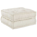 Modulssofa Enhed 2 pcs Cremefarvet 140 x 70 x 36 cm Stof