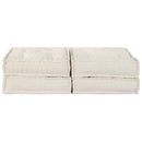 Modulssofa Enhed 2 pcs Cremefarvet 140 x 70 x 36 cm Stof