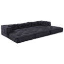 Modulssofa Enhed 3 pcs Antracit Stof