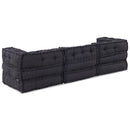 Modulssofa Enhed 3 pcs Antracit Stof