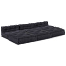Modulssofa Enhed 4 pcs Antracit Stof
