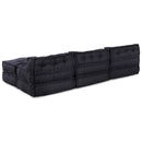 Modulssofa Enhed 4 pcs Antracit Stof