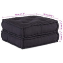 Modulssofa Enhed 4 pcs Antracit Stof