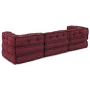 Modulssofa Enhed 3 pcs Bordeaux Stof