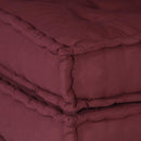 Modulssofa Enhed 4 pcs Bordeaux Stof