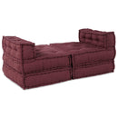 Modulssofa Enhed 4 pcs Bordeaux Stof