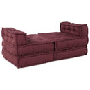 Modulssofa Enhed 4 pcs Bordeaux Stof