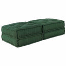 Modulssofa Enhed 2 pcs Grøn 140 x 70 x 36 cm Stof