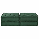 Modulssofa Enhed 2 pcs Grøn 140 x 70 x 36 cm Stof