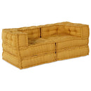 Modulssofa Enhed 2 pcs Gul 140 x 70 x 56 cm Stof