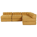 Modulssofa Enhed 4 pcs Gul Stof