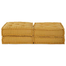 Modulssofa Enhed 2 pcs Gul 140 x 70 x 36 cm Stof
