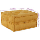 Modulssofa Enhed 2 pcs Gul 140 x 70 x 36 cm Stof