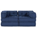 Modulssofa Enhed 2 pcs Indigo 140 x 70 x 56 cm Stof