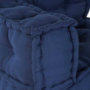 Modulssofa Enhed 4 pcs Indigo Stof