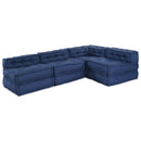 Modulssofa Enhed 4 pcs Indigo Stof