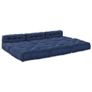 Modulssofa Enhed 4 pcs Indigo Stof