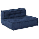 Modulssofa Enhed 4 pcs Indigo Stof