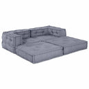 Modulssofa Enhed 2 pcs Grå 140 x 70 x 56 cm Stof