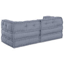Modulssofa Enhed 2 pcs Grå 140 x 70 x 56 cm Stof