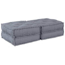 Modulssofa Enhed 2 pcs Grå 140 x 70 x 36 cm Stof