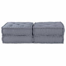 Modulssofa Enhed 2 pcs Grå 140 x 70 x 36 cm Stof