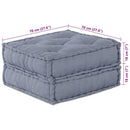 Modulssofa Enhed 2 pcs Grå 140 x 70 x 36 cm Stof