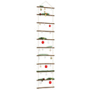 vægdekorationer stigeformet 2 stk. 50x200 cm naturlig gren