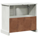 Vaskeskab med hylde VIGO Hvid og antik hvid 68 x 34 x 59 cm