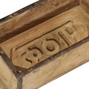 Bakke 4 stk. Brun 30 x 15 x 9 cm Solid genbrugs træ