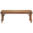 Sofabord Brun 110 x 55 x 40 cm Solid genbrugs træ