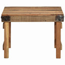Sofabord Brun 60 x 55 x 40 cm Solid genbrugs træ