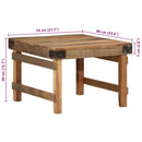 Sofabord Brun 60 x 55 x 40 cm Solid genbrugs træ