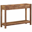 Konsolbord med skuffe Brun 107 x 33 x 76 cm Solid genbrugs træ
