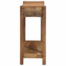 Konsolbord med skuffe Brun 107 x 33 x 76 cm Solid genbrugs træ