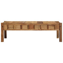 Sofabord med skuffe Brun 110 x 54 x 35 cm Solid genbrugs træ