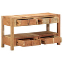 TV-skab med skuffe Brun 83 x 33 x 46 cm Solid genbrugs træ