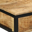 Skrivebord Brun 105 x 50 x 75 cm Massiv mango træ og metal