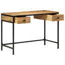 Skrivebord Brun 105 x 50 x 75 cm Massiv mango træ og metal