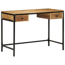 Skrivebord Brun 105 x 50 x 75 cm Massiv mango træ og metal