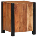 Natskab 2 pcs Brun 40 x 35 x 50 cm Massivt Akacietræ