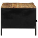 Sofabord Brun 90 x 50 x 40 cm Massiv mango træ og metal