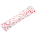 startsnor Ø3 mm 10 m nylon hvid og rød