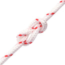 startsnor Ø4 mm 10 m nylon hvid og rød