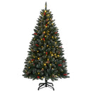 kunstigt juletræ 150 LED'er 120 cm