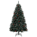 kunstigt juletræ 150 LED'er 120 cm