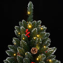 kunstigt juletræ med 300 LED-lys 240 cm