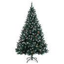 kunstigt juletræ med 300 LED-lys 240 cm