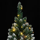 kunstigt juletræ med 300 LED-lys 240 cm
