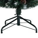 kunstigt smalt juletræ med 300 LED-lys 240 cm